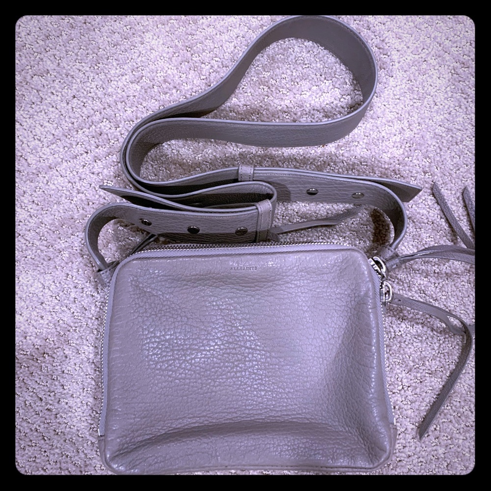 All saints leather crossbody